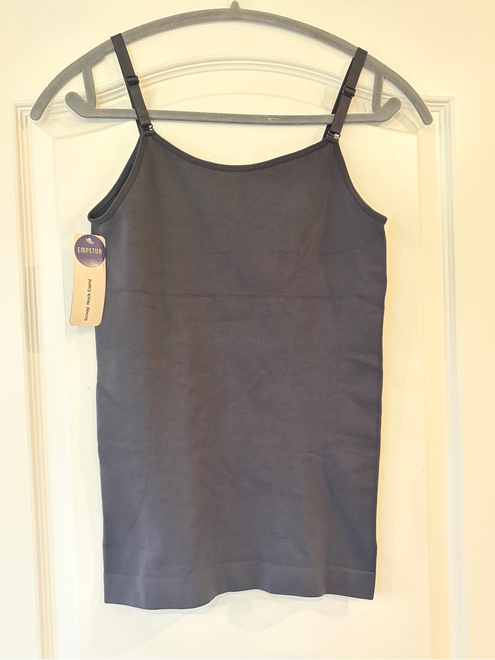 NWT Empetua by Shapermint Scoop Neck Shapewear Cami Black XL